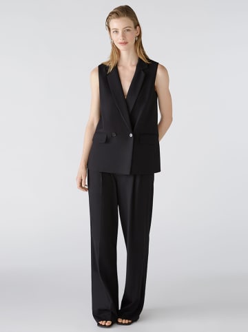 Oui Marlenehose in Schwarz