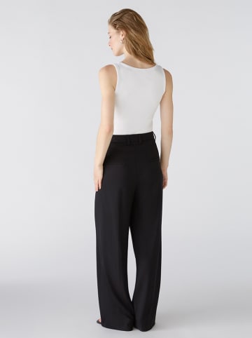 Oui Marlenehose in Schwarz