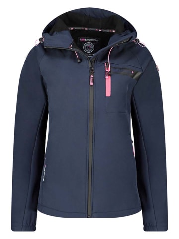 Geographical Norway Softshelljas "Tendresse" donkerblauw