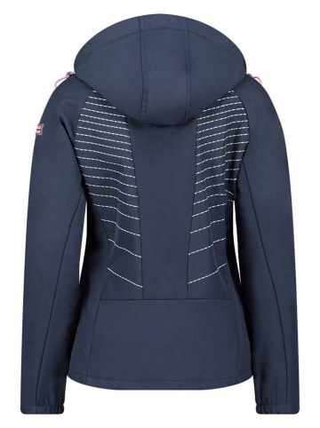 Geographical Norway Softshelljas "Tendresse" donkerblauw