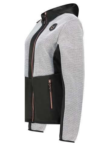 Geographical Norway Fleece vest "Tonnerre" zwart/grijs