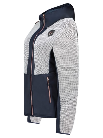 Geographical Norway Fleecejacke "Tonnerre" in Dunkelblau/ Grau