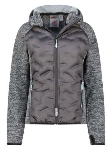 Geographical Norway Fleecejacke "Tagada" in Schwarz/ Grau
