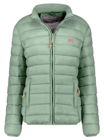 Geographical Norway Doorgestikte jas "Atikolor" mintgroen