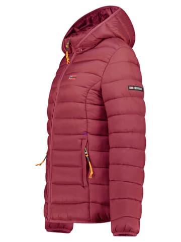 Geographical Norway Doorgestikte jas "Atikolor" bordeaux