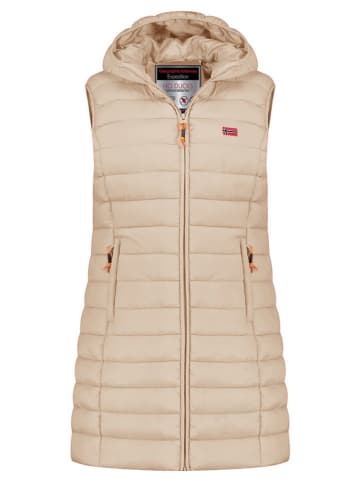 Geographical Norway Steppweste "Vatikolor" in Beige