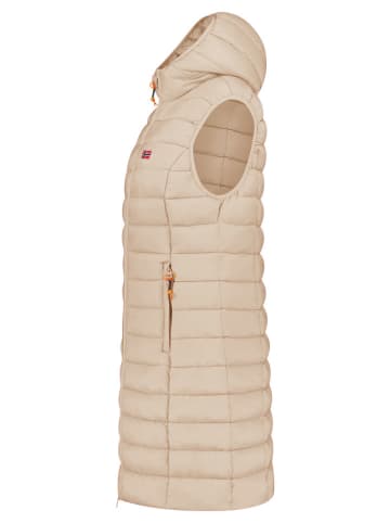 Geographical Norway Doorgestikte bodywarmer "Vatikolor" beige