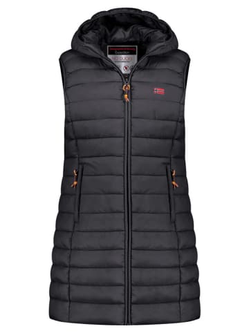 Geographical Norway Kamizelka pikowana "Vatikolor" w kolorze czarnym