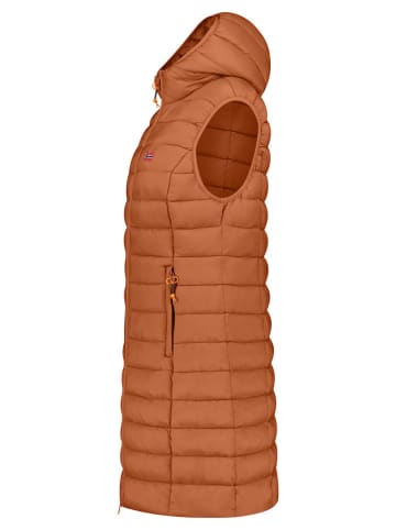 Geographical Norway Doorgestikte bodywarmer "Vatikolor" camel
