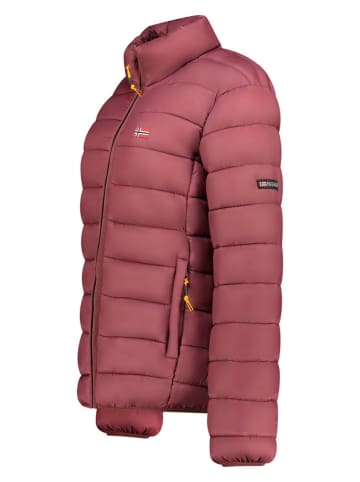 Geographical Norway Doorgestikte jas "Atikolor" auberginekleurig