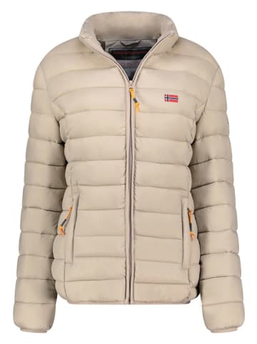 Geographical Norway Doorgestikte jas "Atikolor" beige