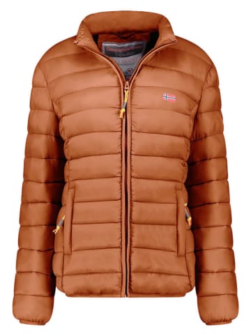 Geographical Norway Steppjacke "Atikolor" in Cognac