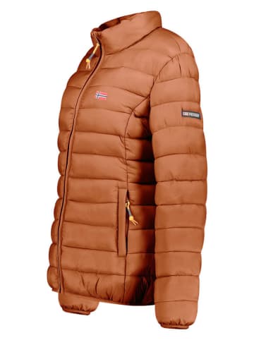 Geographical Norway Steppjacke "Atikolor" in Cognac