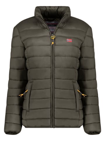 Geographical Norway Kurtka pikowana w kolorze khaki