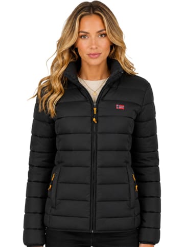 Steppjacke "Atikolor" in Schwarz