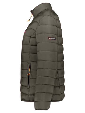 Geographical Norway Kurtka pikowana "Atikolor" w kolorze khaki