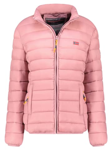Geographical Norway Kurtka pikowana "Atikolor" w kolorze jasnoróżowym