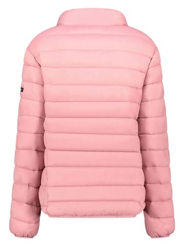 Geographical Norway Doorgestikte jas "Atikolor" lichtroze