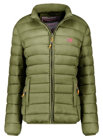 Geographical Norway Doorgestikte jas "Atikolor" groen
