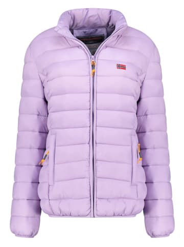 Geographical Norway Doorgestikte jas "Atikolor" paars