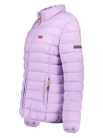 Geographical Norway Kurtka pikowana "Atikolor" w kolorze fioletowym