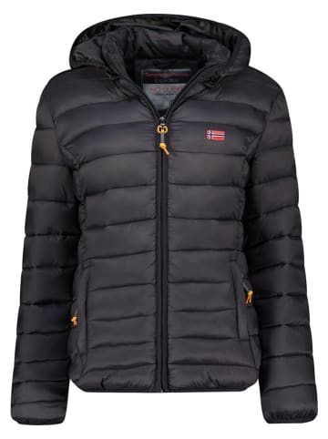 Geographical Norway Steppjacke "Atikolor" in Schwarz