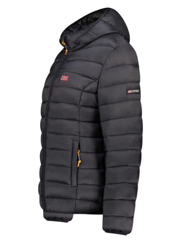 Geographical Norway Steppjacke "Atikolor" in Schwarz