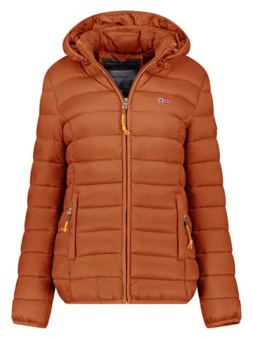 Geographical Norway Steppjacke "Atikolor" in Cognac