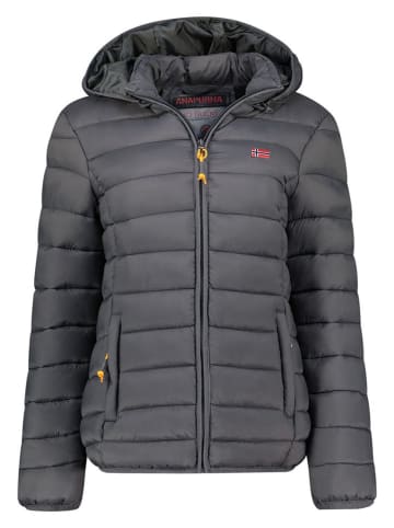 Geographical Norway Steppjacke "Atikolor" in Anthrazit