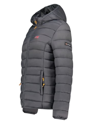 Geographical Norway Steppjacke "Atikolor" in Anthrazit