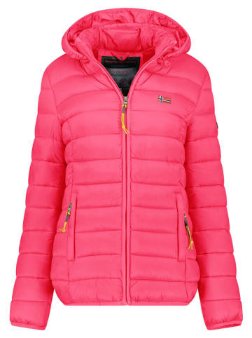 Geographical Norway Doorgestikte jas "Atikolor" roze