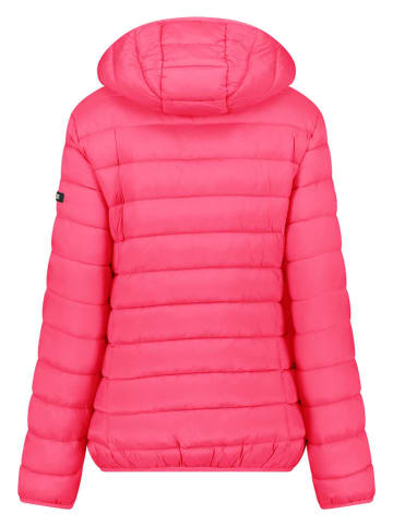 Geographical Norway Doorgestikte jas "Atikolor" roze