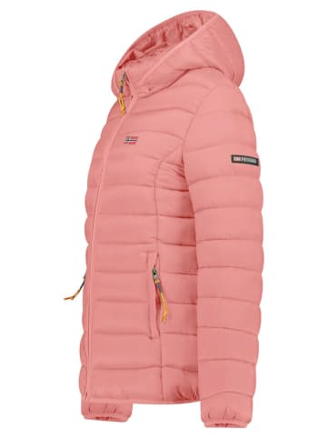 Geographical Norway Doorgestikte jas "Atikolor" roze