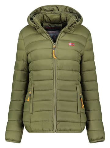 Geographical Norway Steppjacke "Atikolor" in Olivgrün