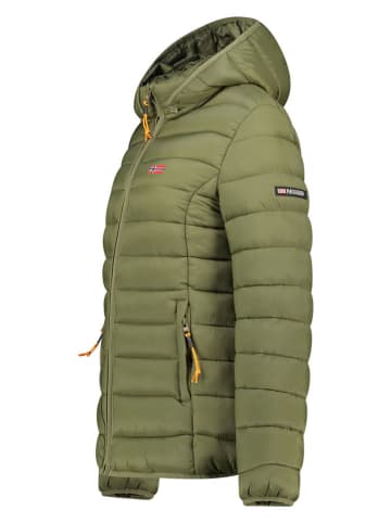 Geographical Norway Steppjacke "Atikolor" in Olivgrün