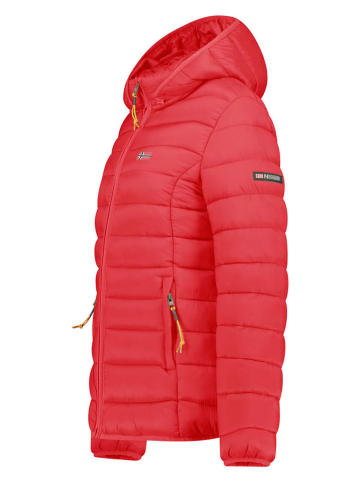 Geographical Norway Doorgestikte jas "Atikolor" rood
