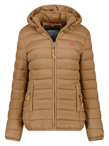 Geographical Norway Steppjacke "Atikolor" in Taupe