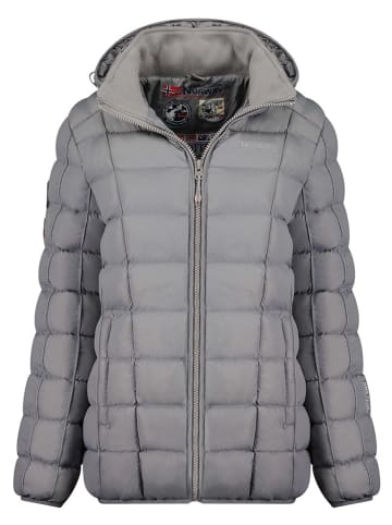Geographical Norway Doorgestikte jas "Babette" grijs