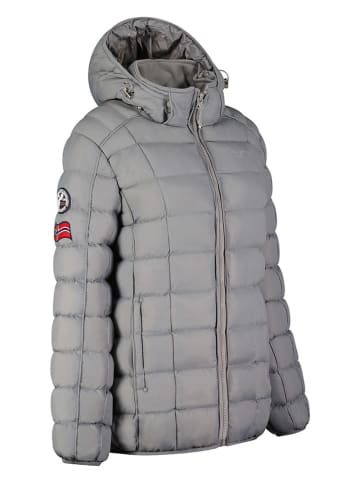 Geographical Norway Doorgestikte jas "Babette" grijs