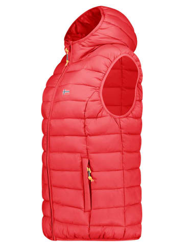 Geographical Norway Kamizelka pikowana "Vatikolor" w kolorze czerwonym