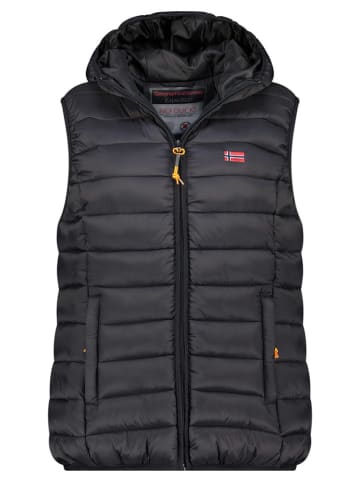 Geographical Norway Steppweste "Vatikolor" in Schwarz