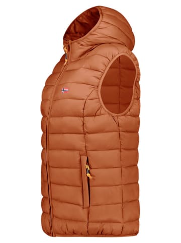 Geographical Norway Doorgestikte bodywarmer "Vatikolor" camel