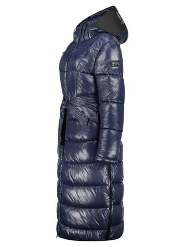 Geographical Norway Płaszcz pikowany "Bali" w kolorze granatowym