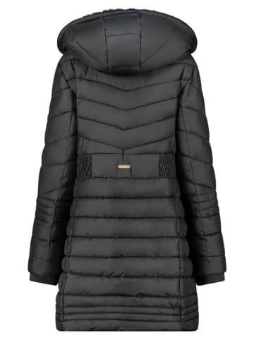 Geographical Norway Doorgestikte mantel "Biensur" zwart