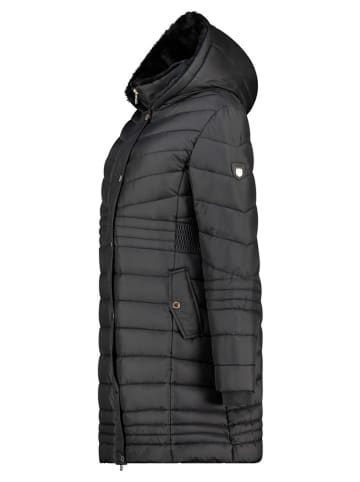 Geographical Norway Doorgestikte mantel "Biensur" zwart
