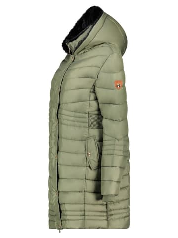 Geographical Norway Steppmantel "Biensur" in Grün