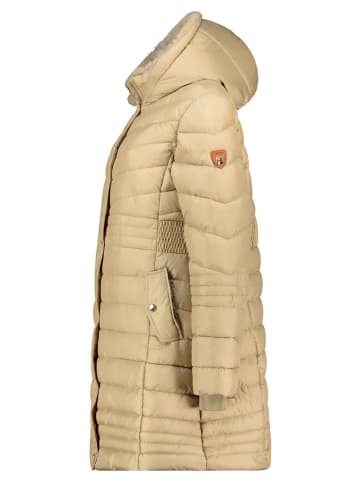 Geographical Norway Doorgestikte mantel "Biensur" beige