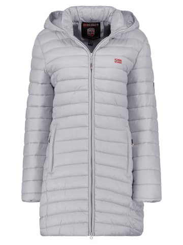Geographical Norway Steppmantel "Atika" in Hellgrau