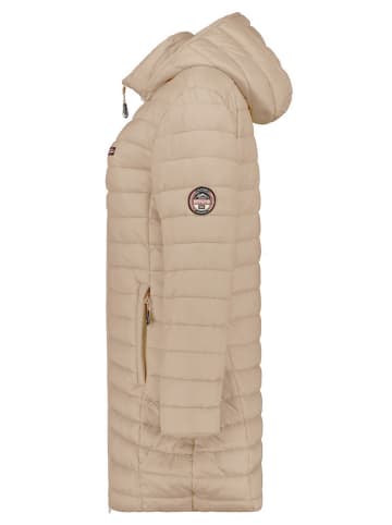 Geographical Norway Płaszcz pikowany "Atika" w kolorze beżowym