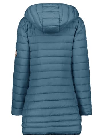 Geographical Norway Doorgestikte mantel "Atika" petrol